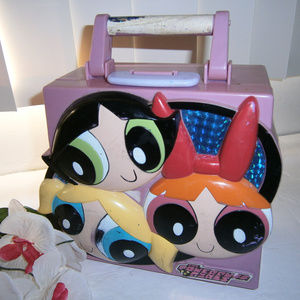 Y2K Vintage POWERPUFF Girls Lunch Box -  Food Storage - Animation